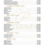 Menu Le Pershing Casablanca August 2023 241922-381500